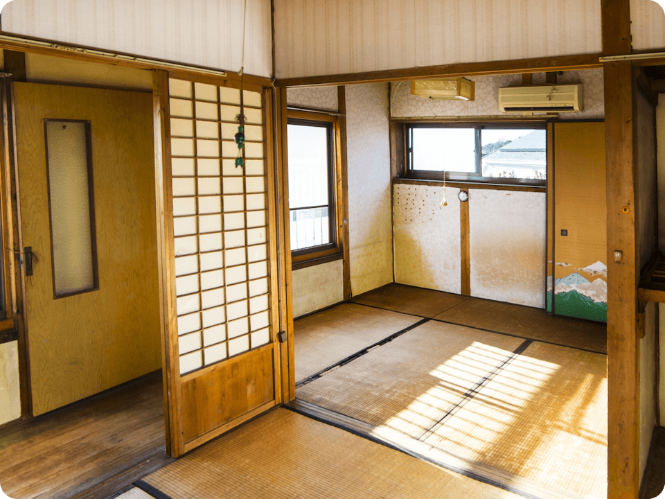 春日山エリアの設備が古い実家
