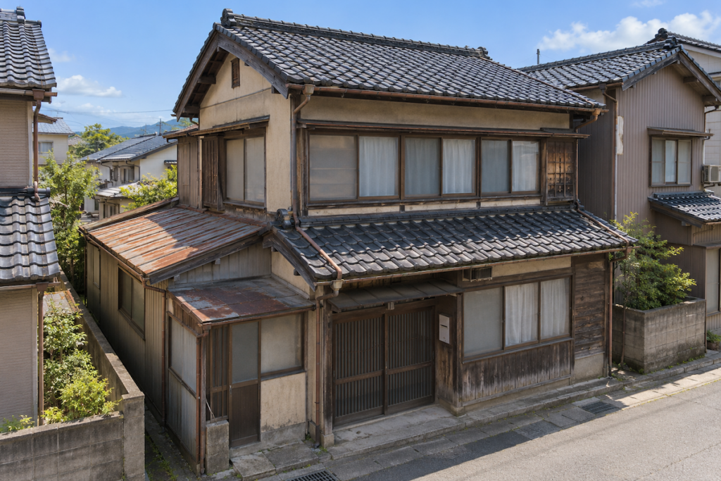 建ぺい率オーバーで建て替えできない上越市東本町の家